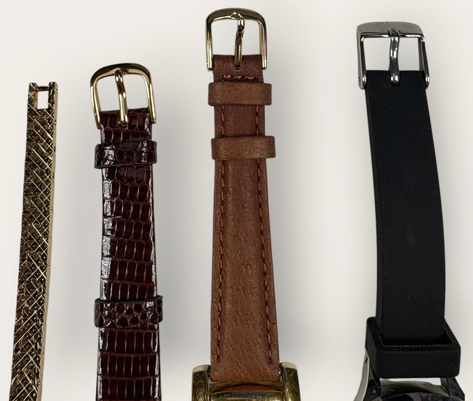 Nurse Mates Nine West Fossil Persona Lot Of 4 Ladies Quartz Watches Working