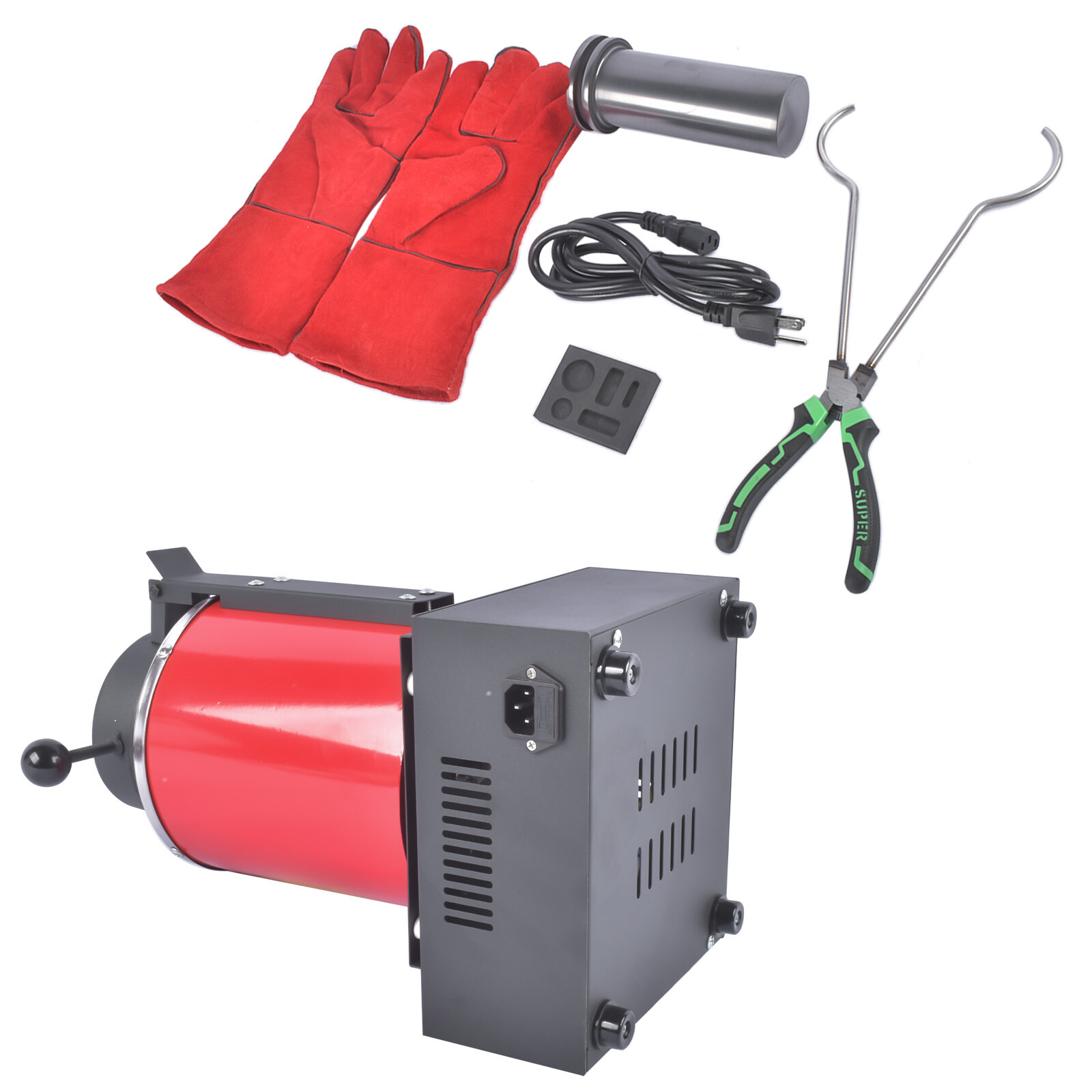 3KG Gold Melting Furnace 1150°C/2102°F Small High-Temperature Casting Furnaces