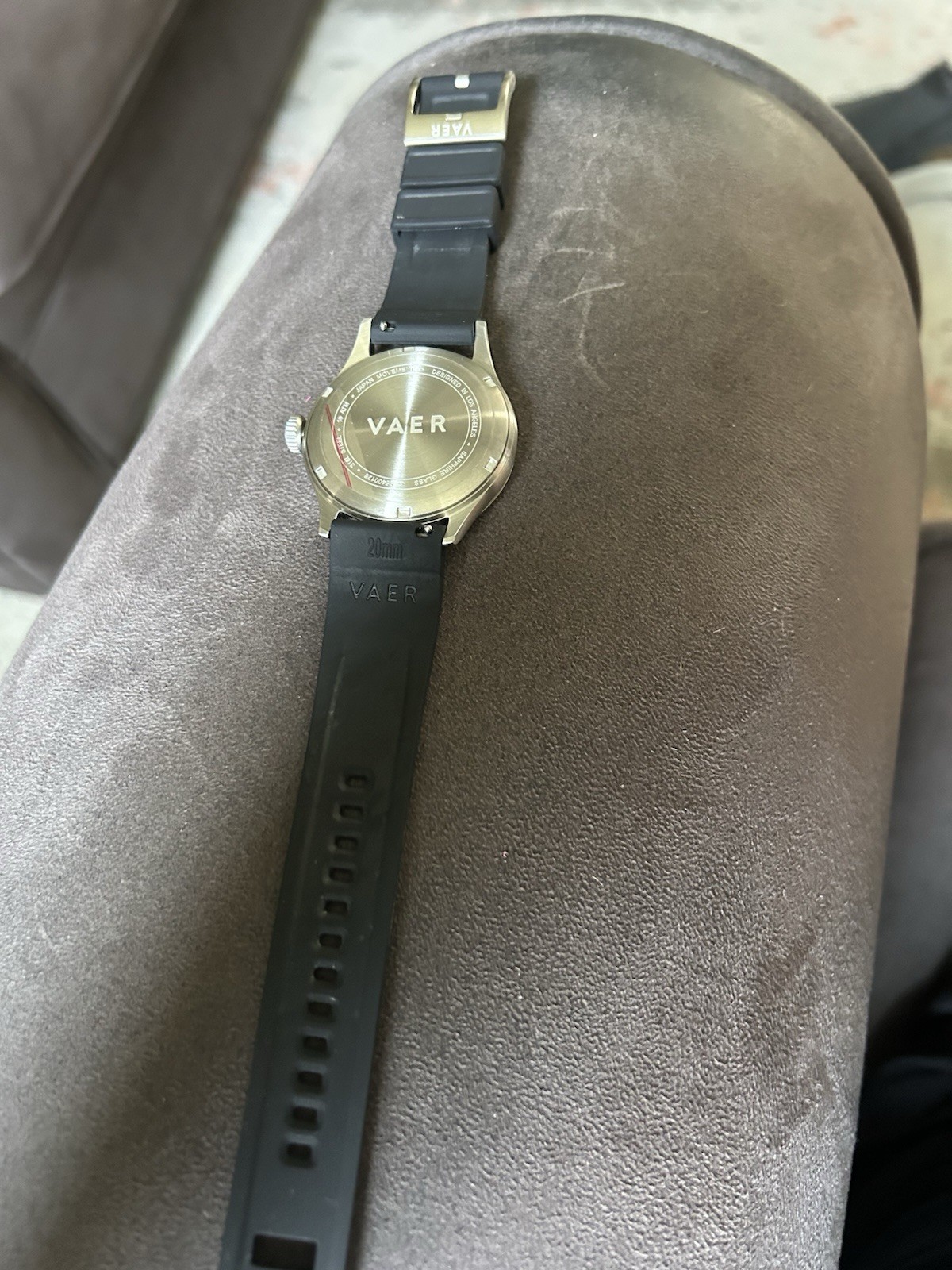 VAER S5 FIELD WHITE 40MM QUARTZ 100M WATCH