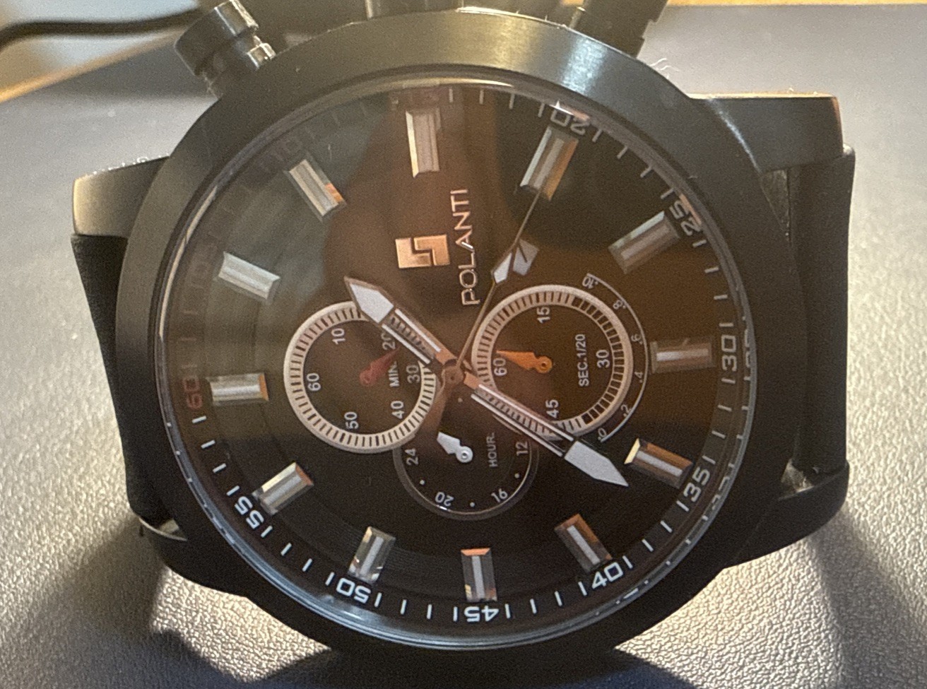 Polanti Rogue Black / IP-Black tone | Black Dial Wristwatch RG0001K-BK