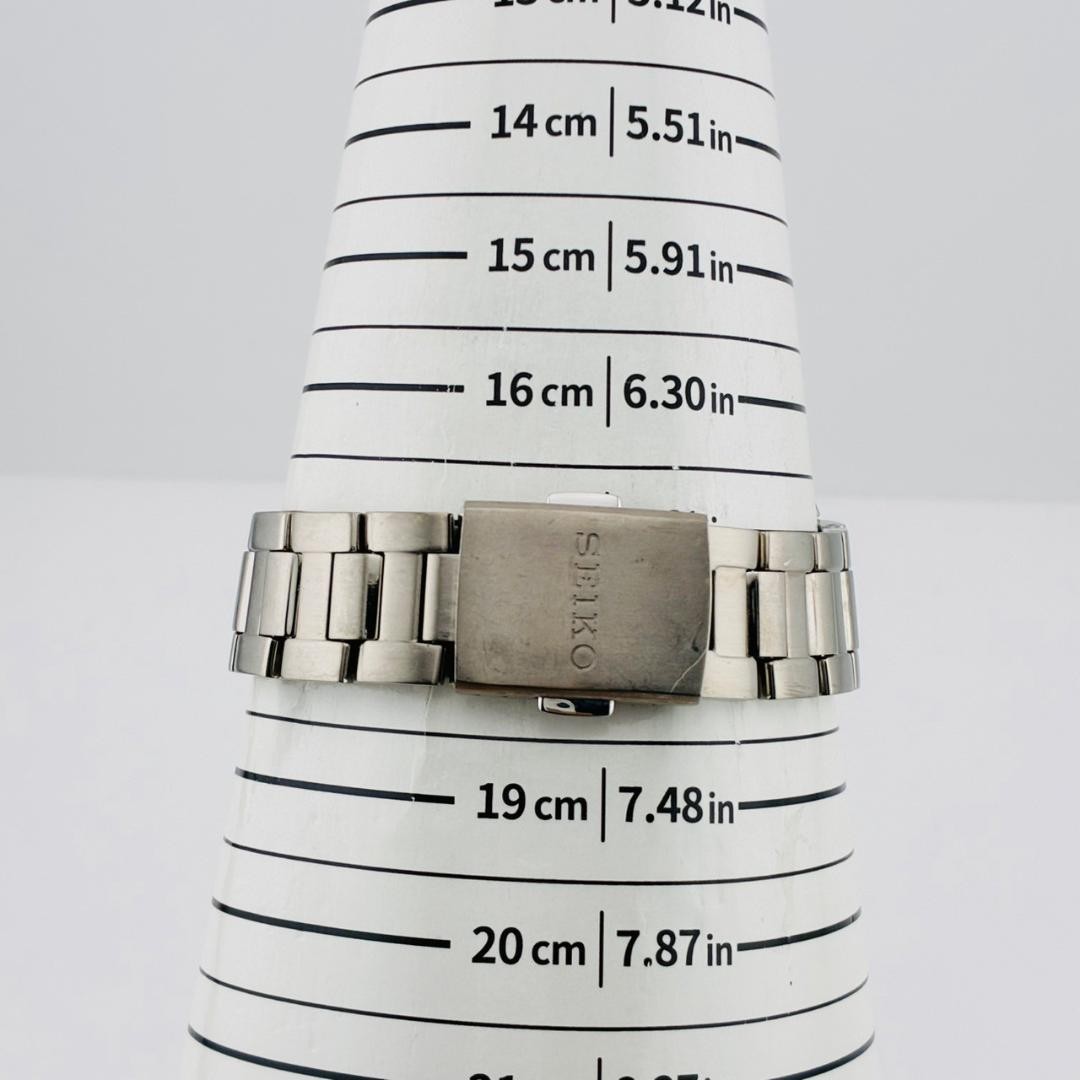 SEIKO Men’s Watch, Date Display, Original Strap, Solar Powered, Titanium