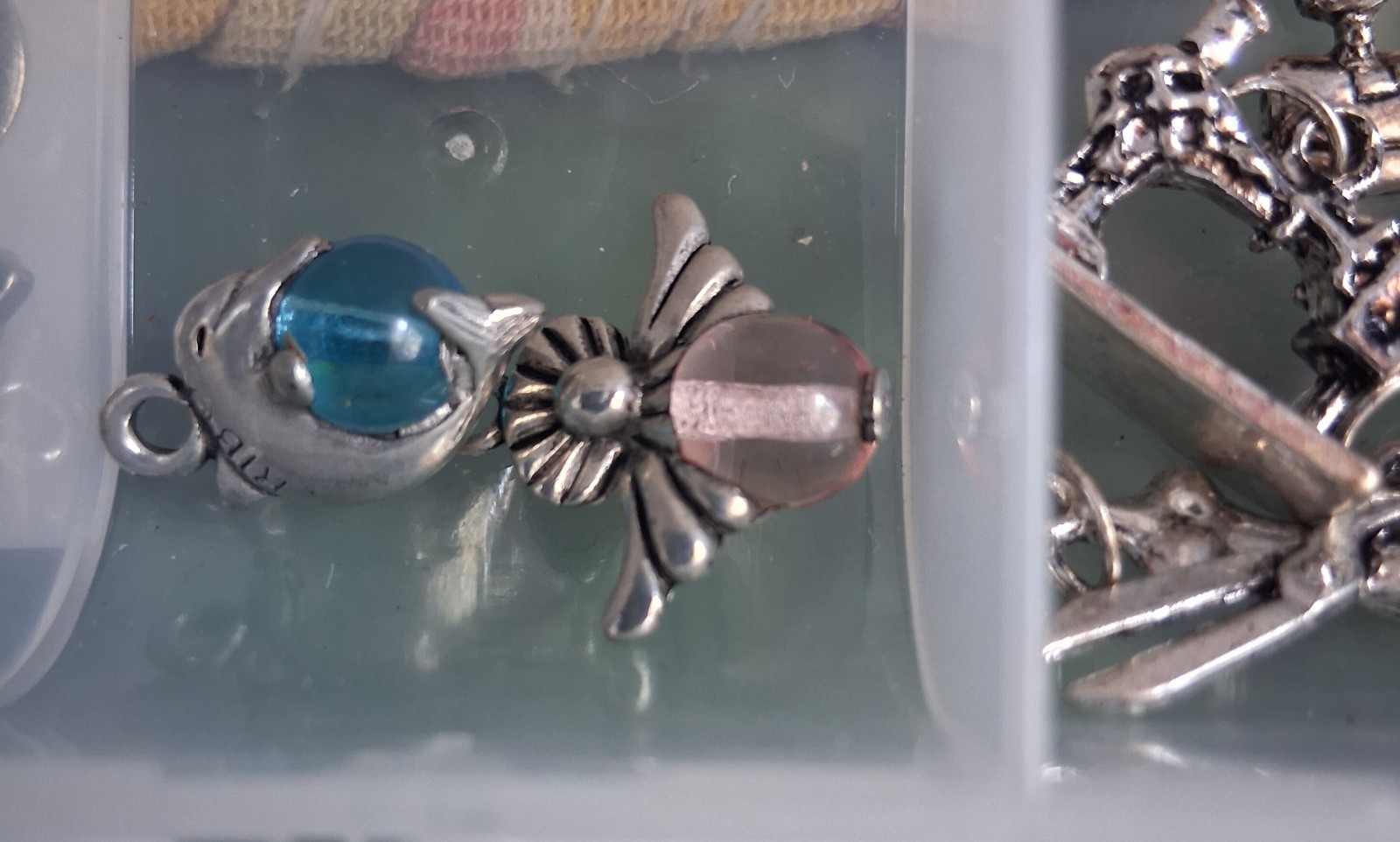 HUGE Mixed Charm Lot, Watch Faces W/batt, Toggles, Jump Rings, Clasps