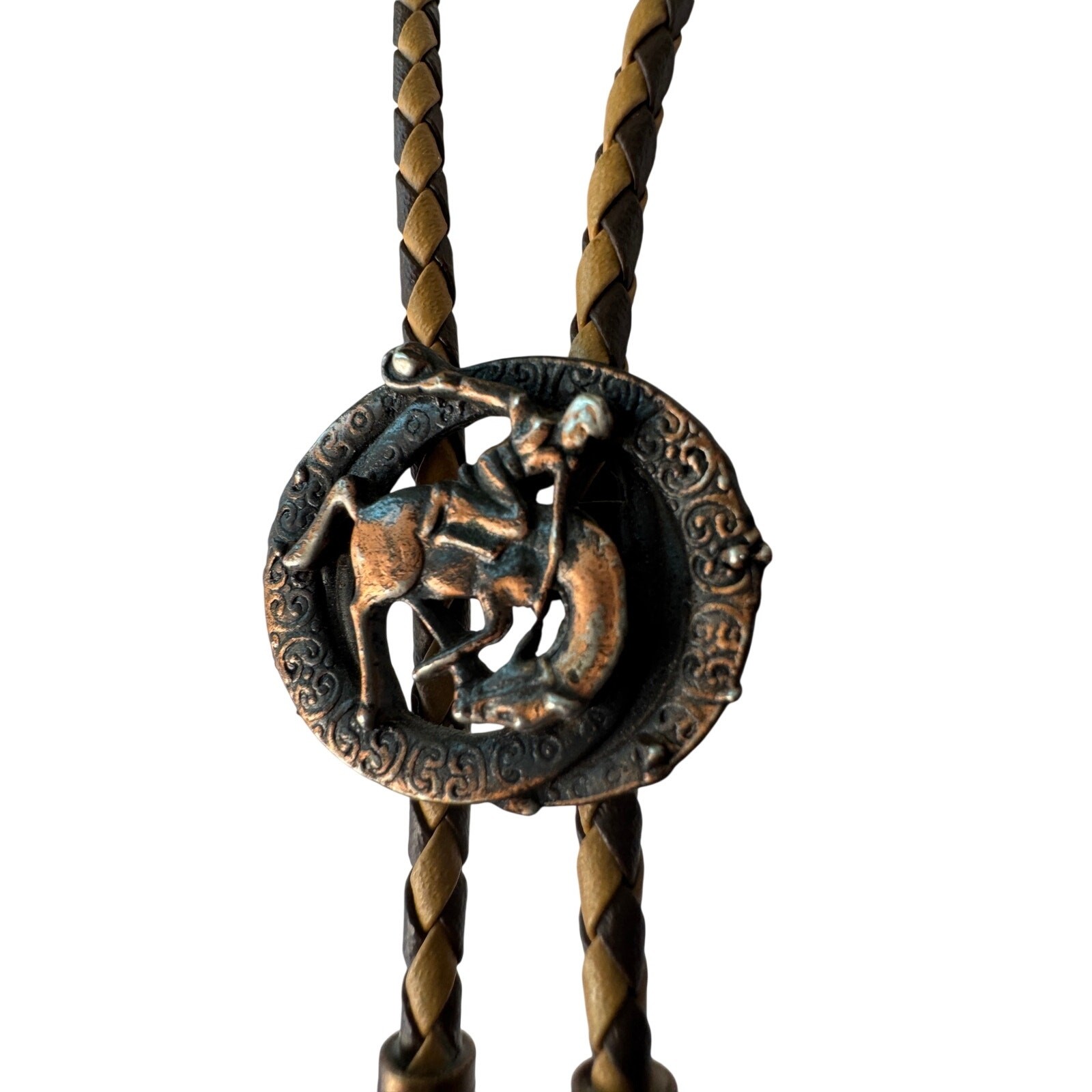Vintage ‘80s Polo Motif Adjustable Bolo Tie