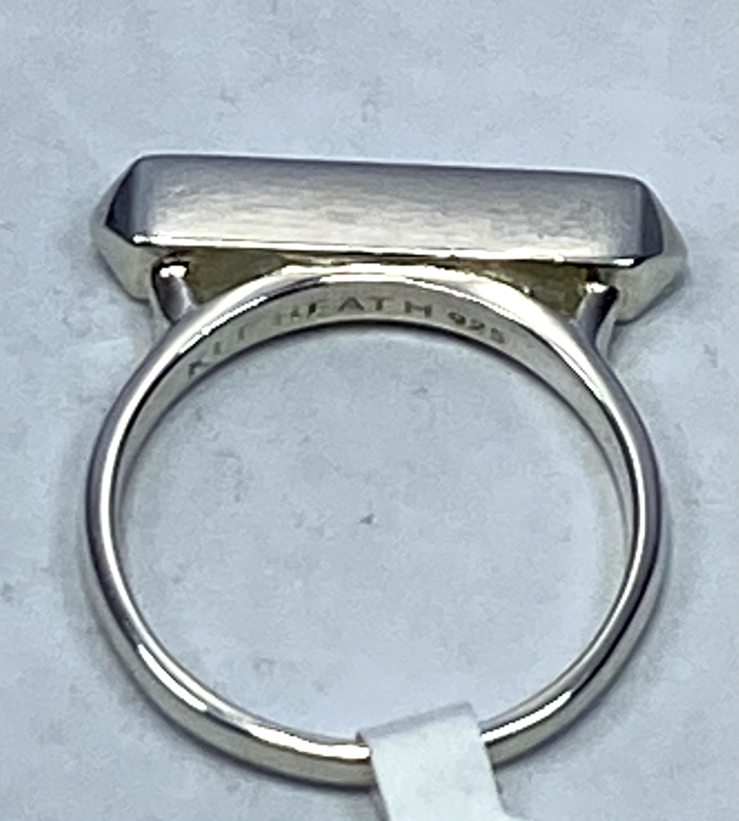 Kit Heath Manhattan Short Bar Ring Sterling Silver Size 8 NWT 5.4g