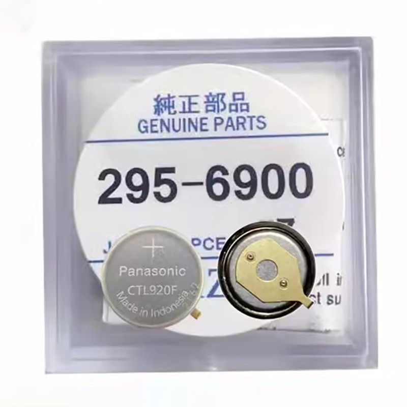 2pcs Rechargeable Battery Sealed Capacitor Eco-Drive 295-6900 CTL920F