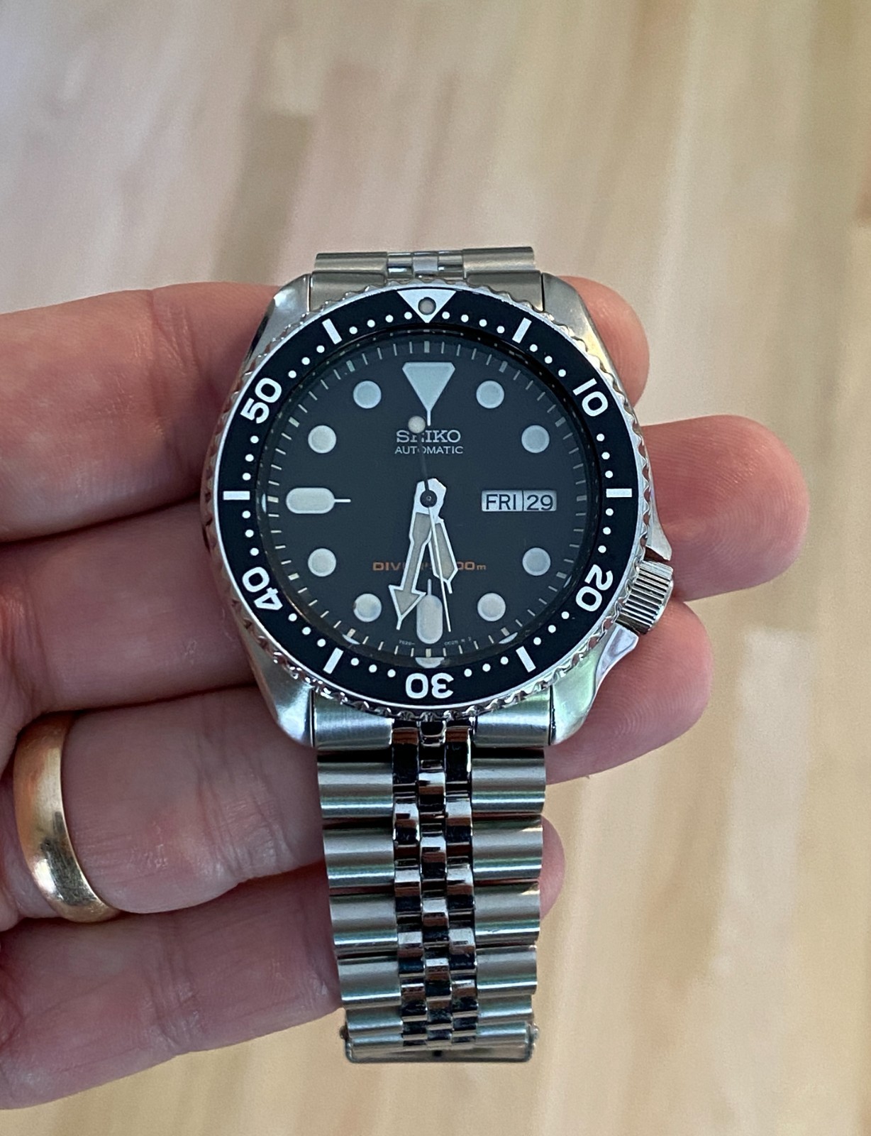 Seiko SKX007 Dive Watch with Uncle Straps Executive Bracelet – Serviced in 2026