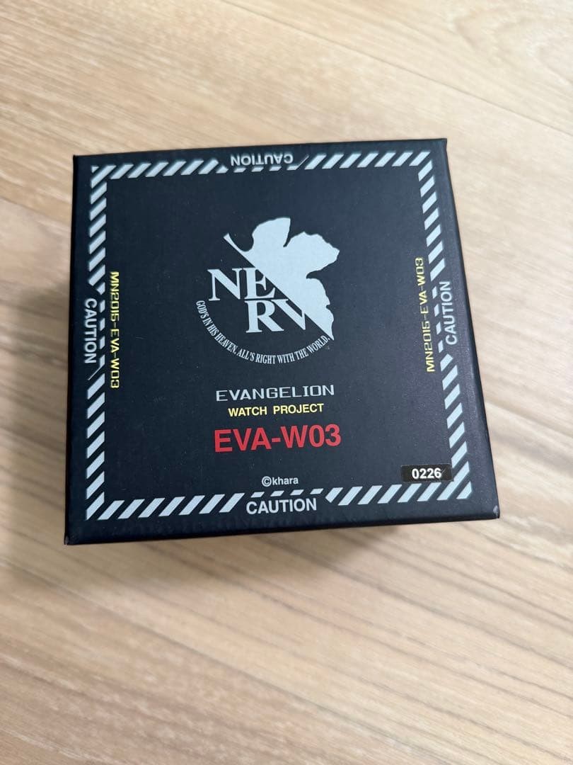 Evangelion Unit-03 Watch EVA-W03 MN-2015 Rebuild Movie Rare Japan Unused As-Is
