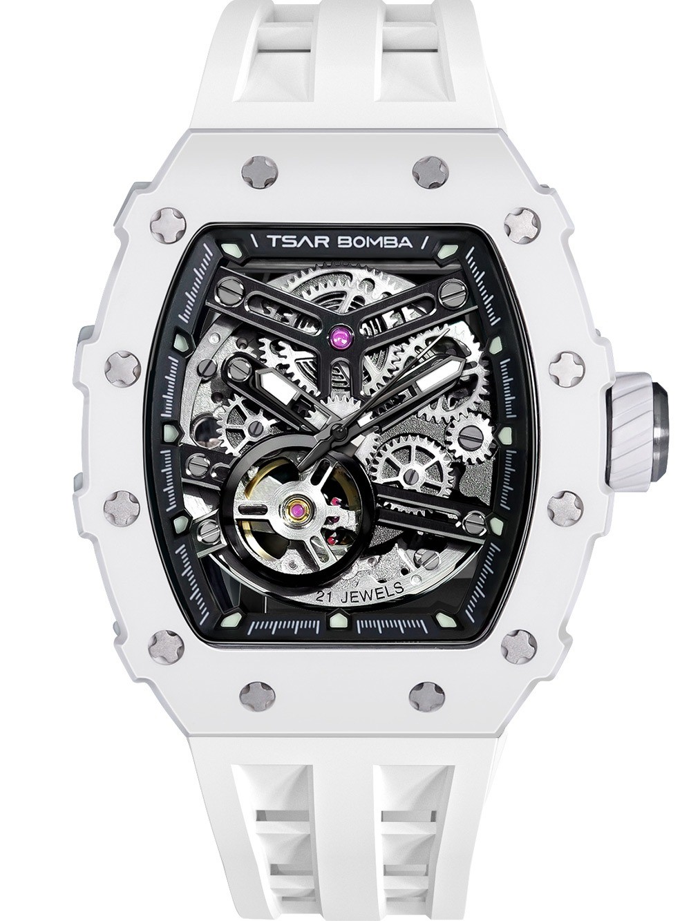 Tsar Bomba TB8208C-07 Mens Watch Elemental Ceramic Automatic 44mm 5ATM