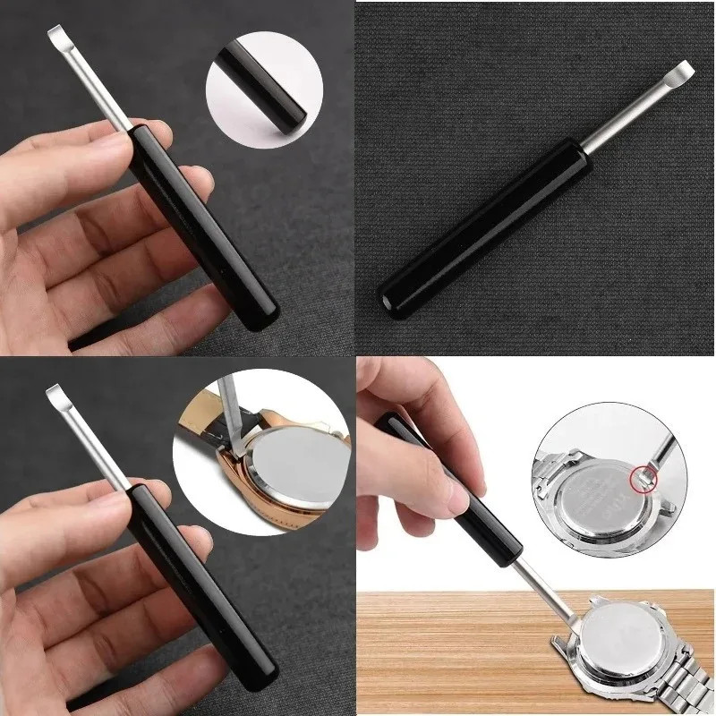 Metal Watch Prying Tool Back Cover Opener Strap Replacement Band Link Pins Remov