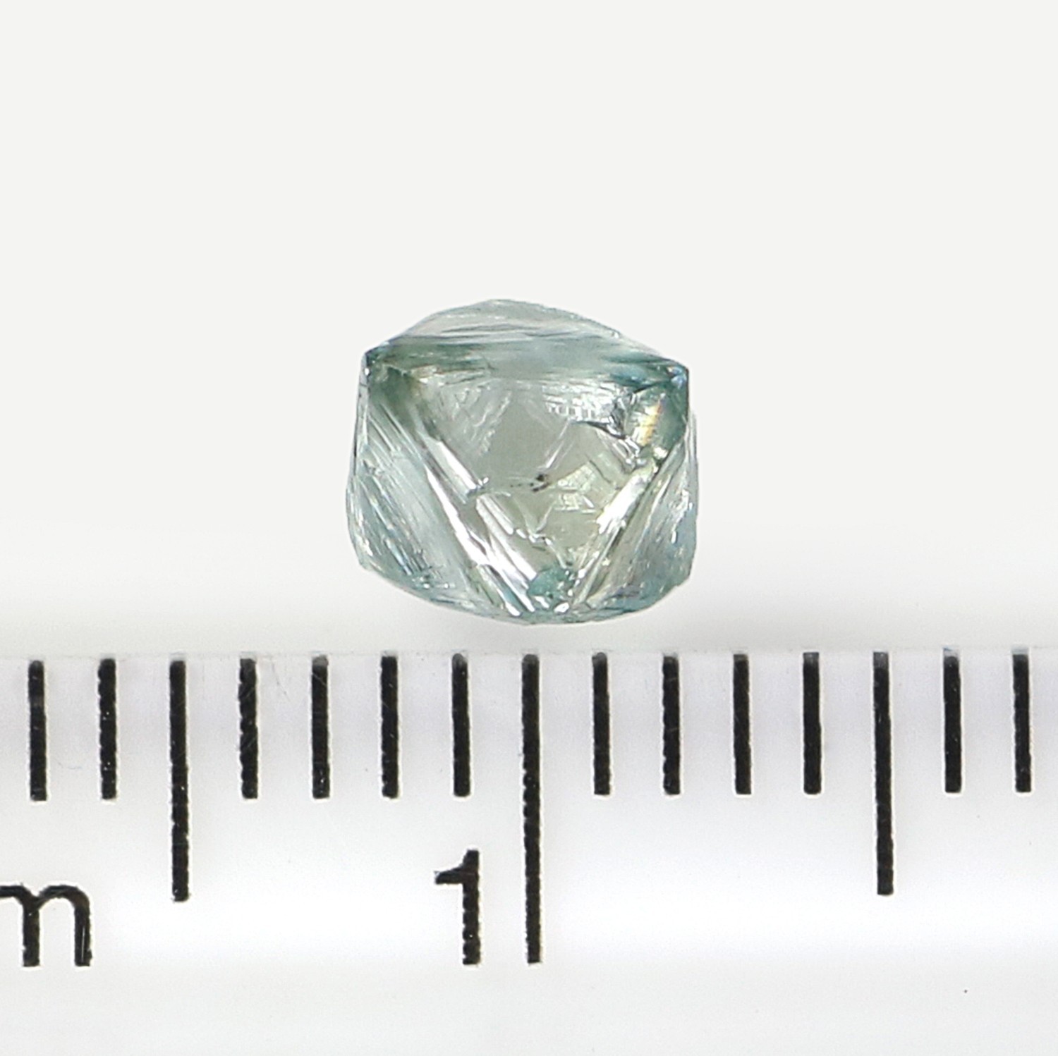 1.06 CT Natural Loose Rough Cut Diamond 6.40 MM Blue Color Rough Diamond N2624