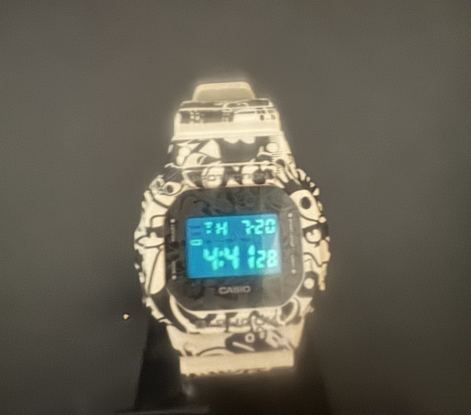Casio G-Shock DW-5600GU-7 Collab Black White Limited Edition “G Universe” Watch