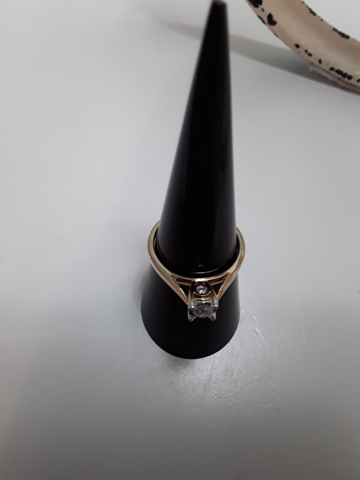 Vintage 10kt GoldDiamond Ring Size 7 Stamped +Tested 10k Gold, Natural diamond