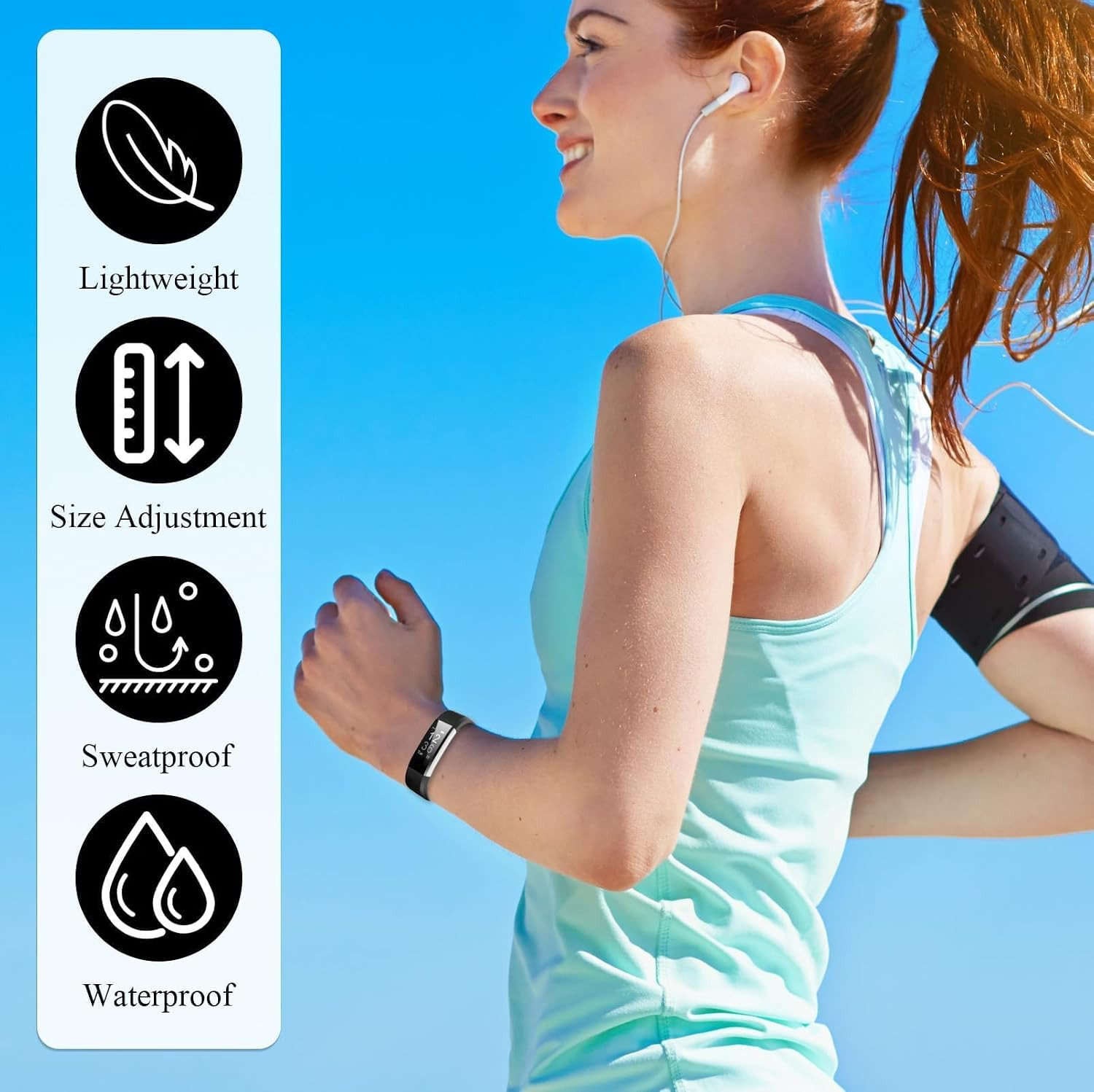 Watch Bands Replacement for Id115Plus HR, Very Fit Pro Activity Fitness Tracker