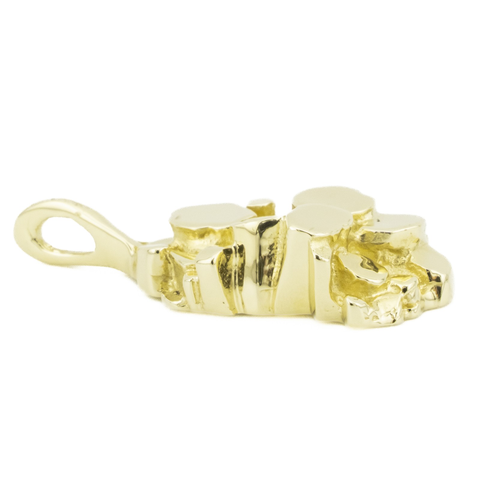 Gold Nugget Pendant in 14K Yellow Gold – 5.4 Grams