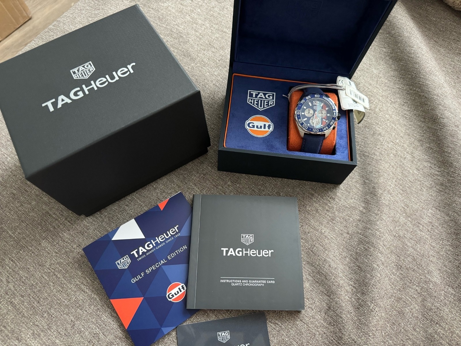 TAG Heuer Formula 1 Blue Dial Men’s Watch Gulf Special Edition – CAZ101N.FC8243