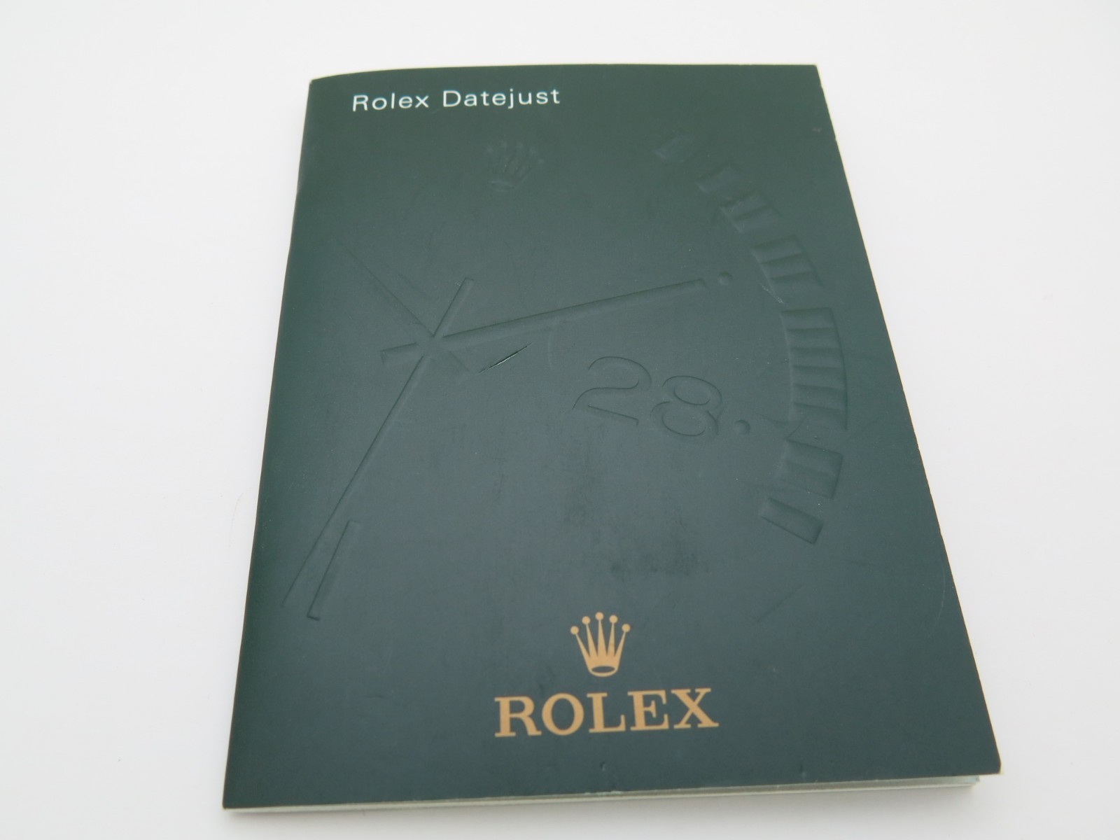 Rolex Datejust Factory Instruction Manual / User Booklet