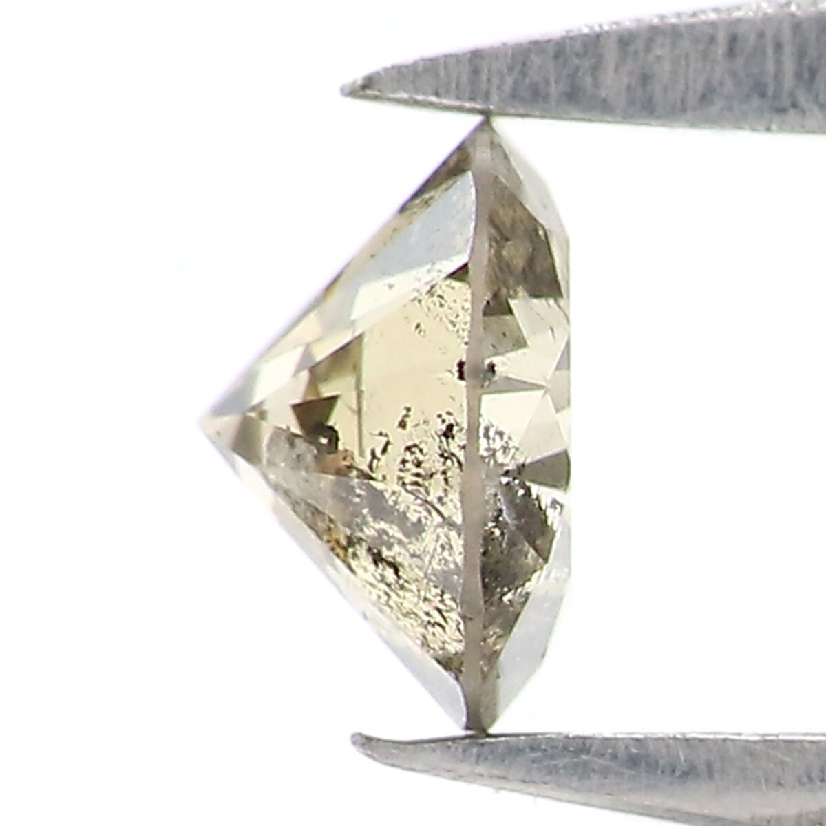 0.36 Ct Natural Loose Round Cut Diamond 4.65 MM Light Green Color Diamond KQ2595