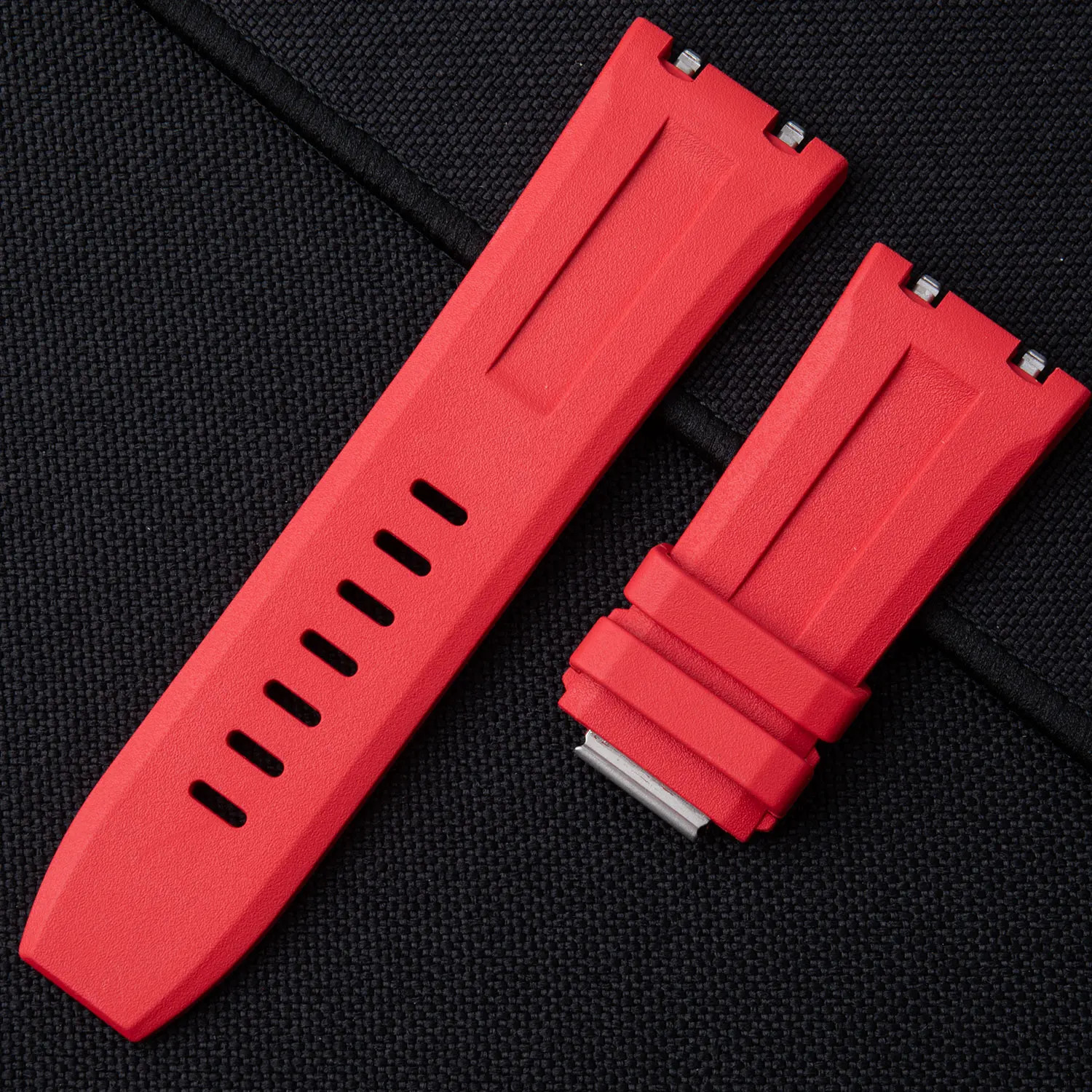 Quick Change FKM Rubber Strap Band Fits Audemars Piguet Royal Oak Offshore Diver