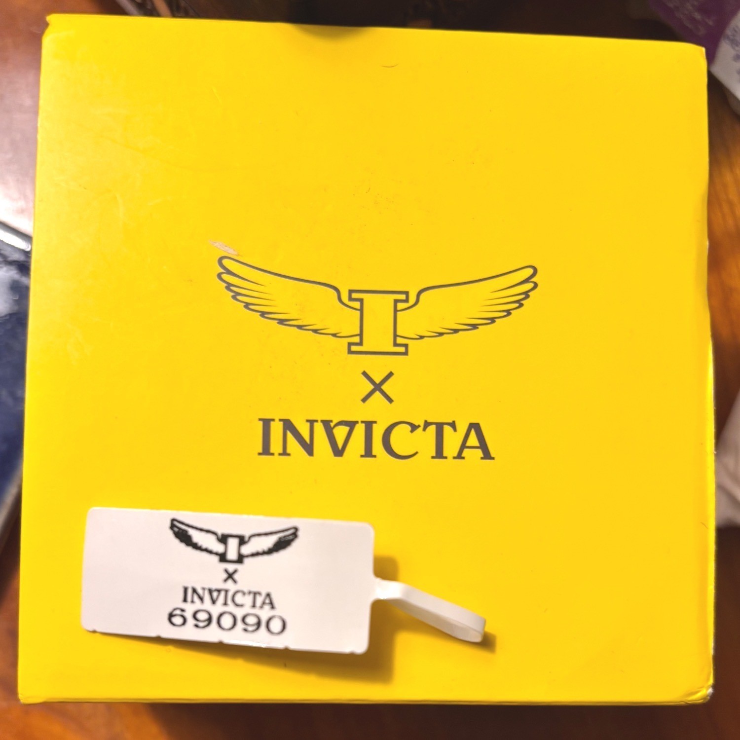 Invicta 69090 Rose Gold Square Dial Expansion Band Watch New With Box