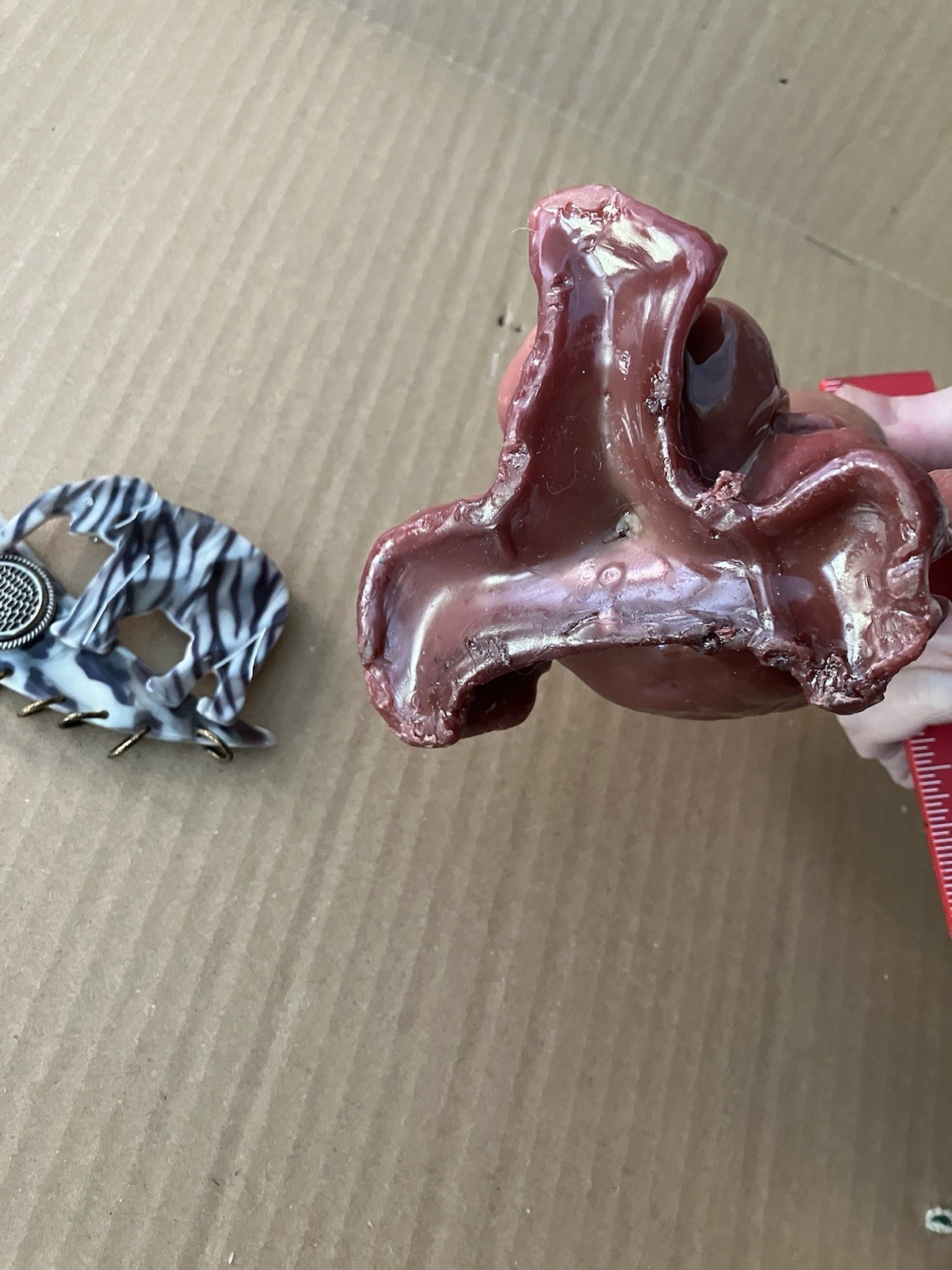 Vintage Candle Unscented Elephant And Vintage Brooch Elephant Lot