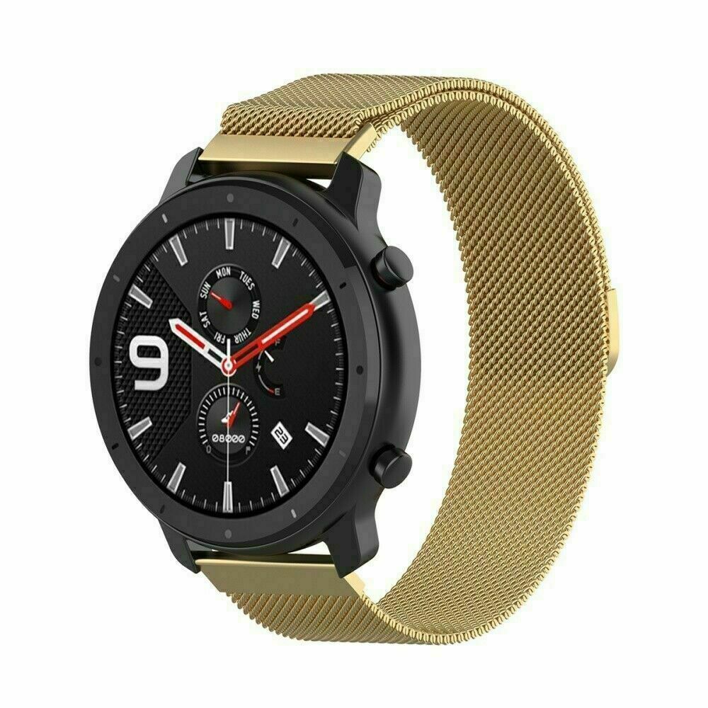 Milanese Loop Bracelet For Amazfit GTR 42mm 47mm Quick-Fit Watch Band Strap