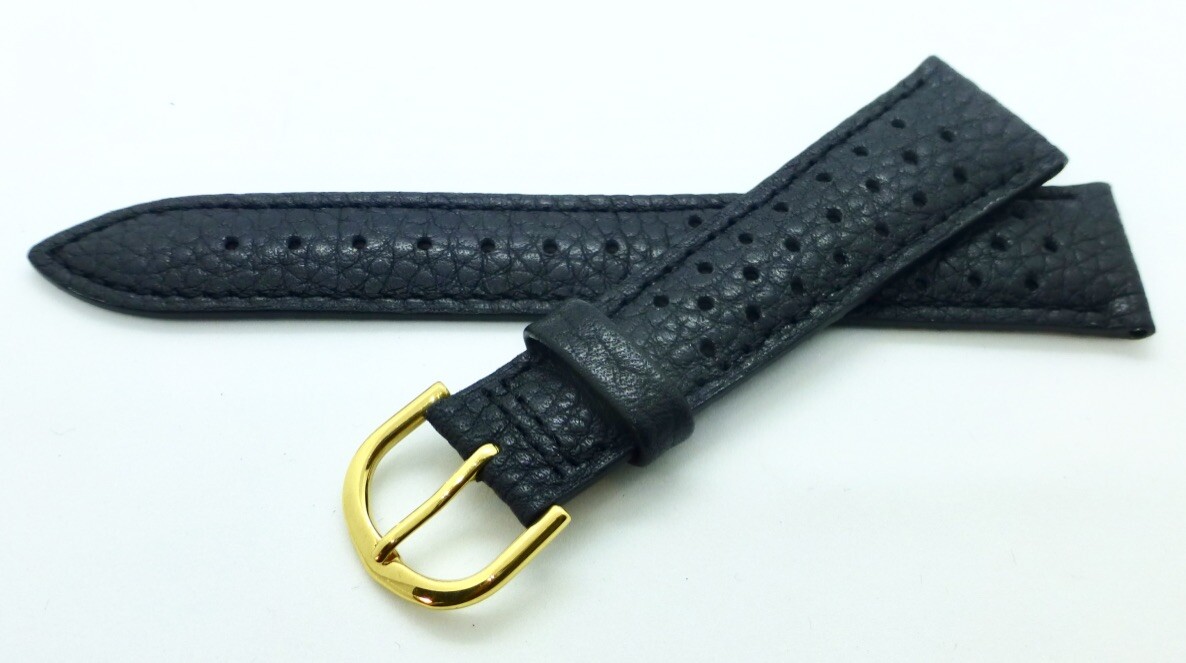 18mm/20mm/22mm Vintage 1960s/70s Leather Watch Band Strap with Buckle for IWC