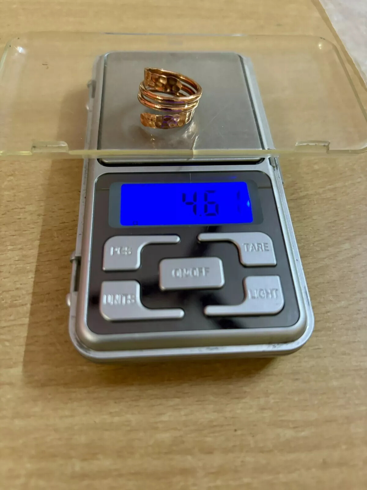 Pure Copper Coil Ring, Hammer Ring, Healing Jewelry, Spiritual, Yoga Jewelry
