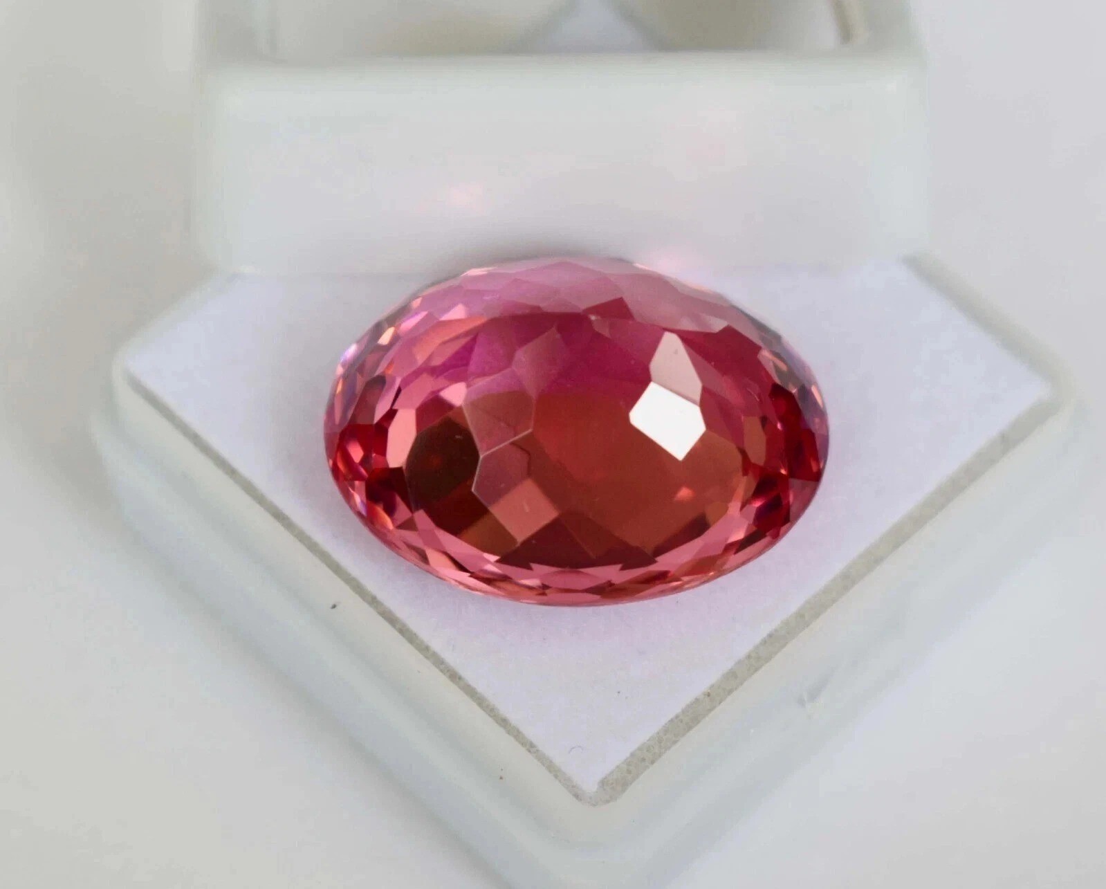 Padparadscha Sapphire Oval Cut 9-10 Ct Certified EGL Natural Loose Gemstone