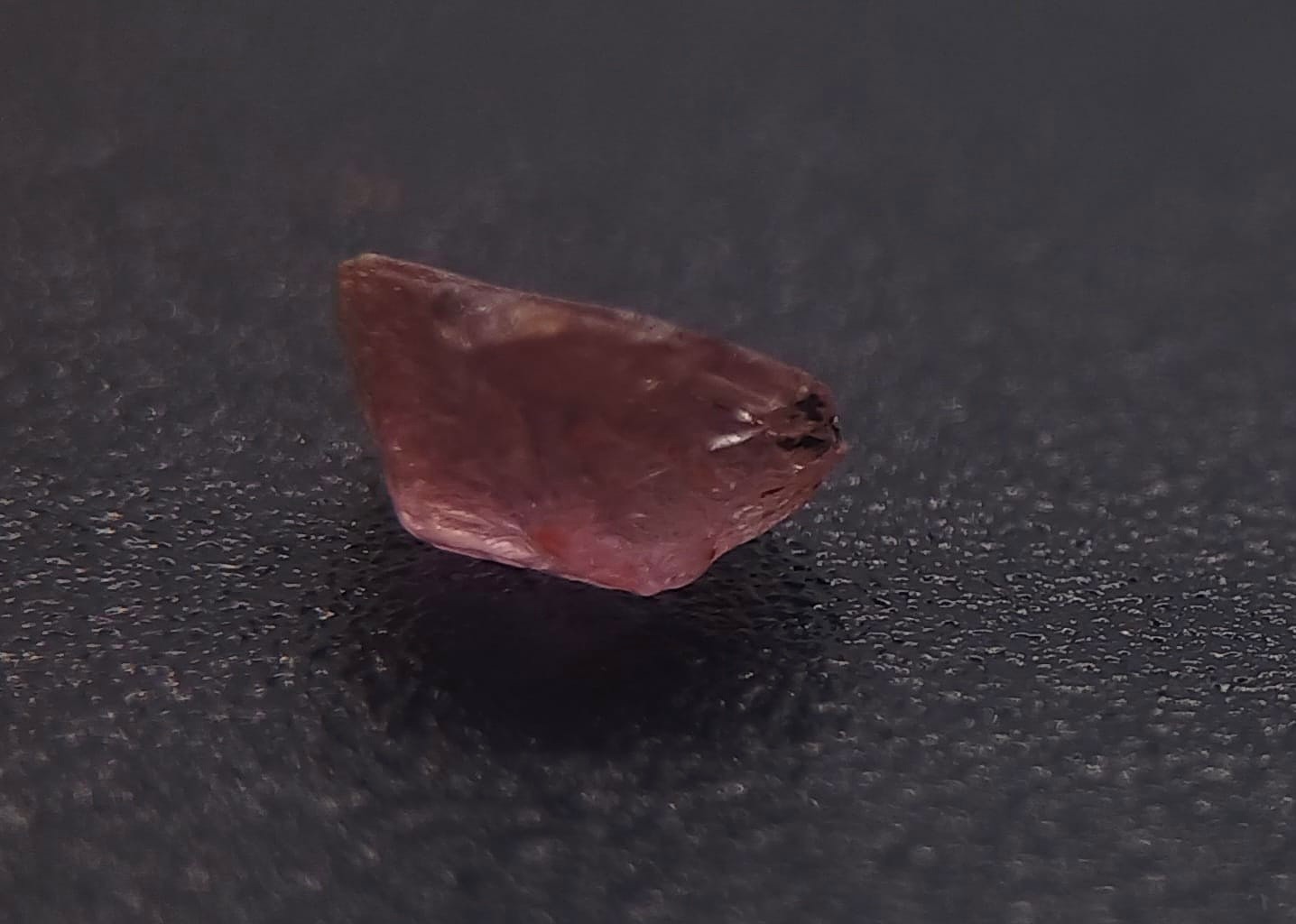 NATURAL AUSTRALIAN Rough Fancy Vivid Lavander Purple Pink Sapphire 1.08ct Unheat