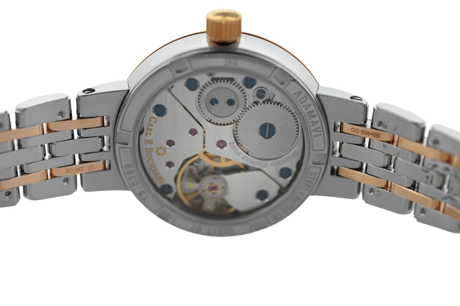 Carl F. Bucherer Adamavi 00.10317.07.36.21 18K Gold Steel 28MM Ladies’ Manual