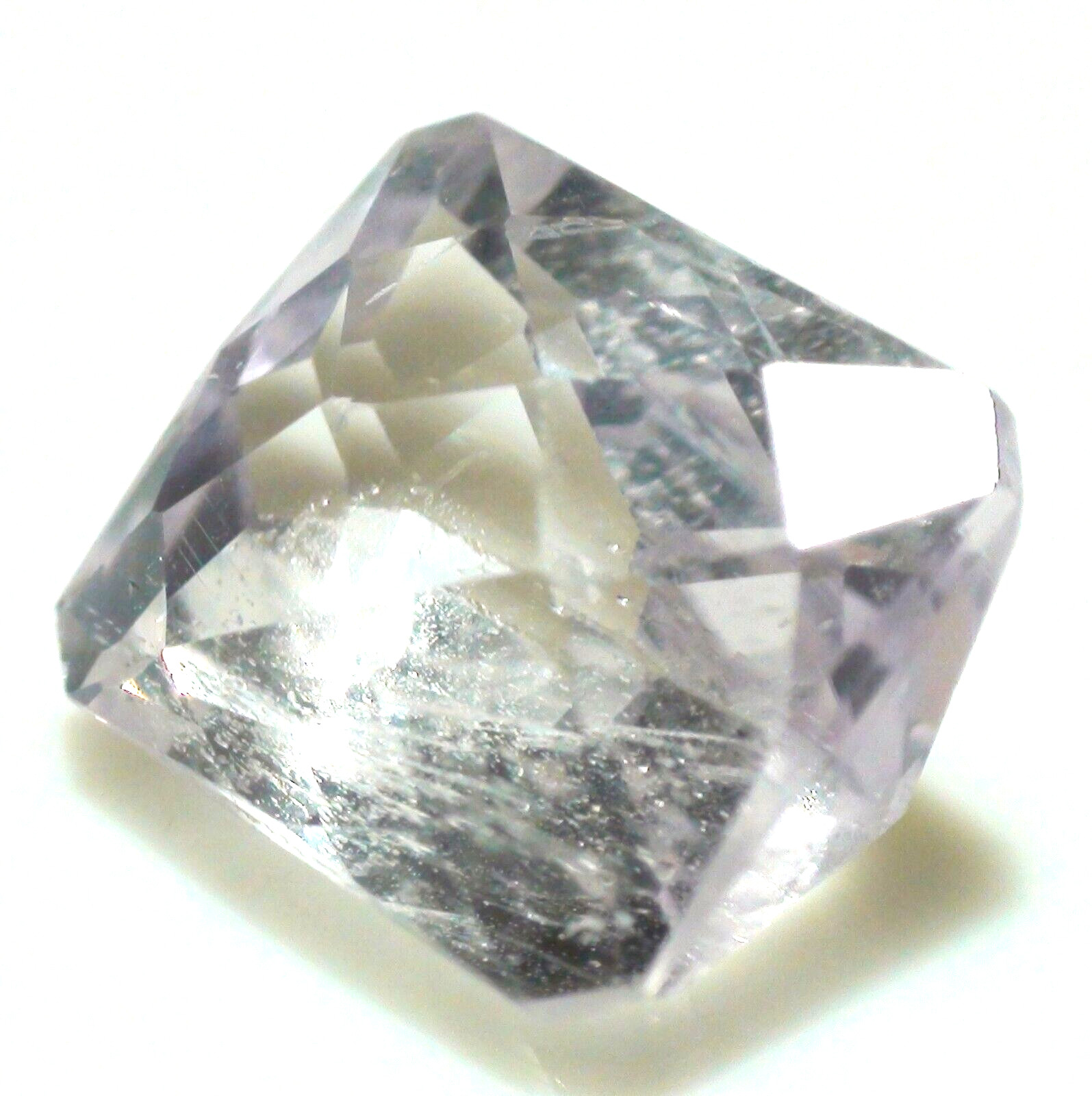 BIG! 9.05 ct. BEST HIGH QUALITY NATURAL LIGHT PURPLE COLOR KUNZITE GEMSTONE