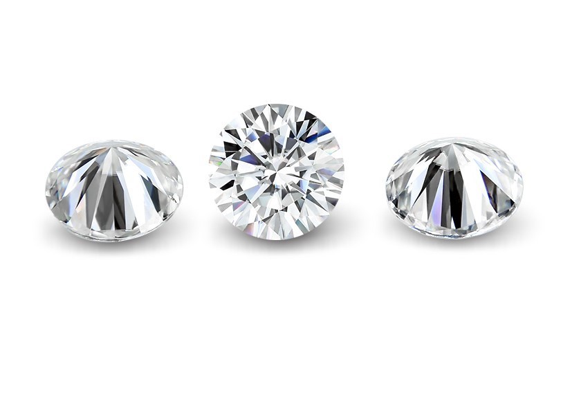 2.40mm White Cubic Zirconia Round Loose Gemstone AAA Quality For Jewelry Making