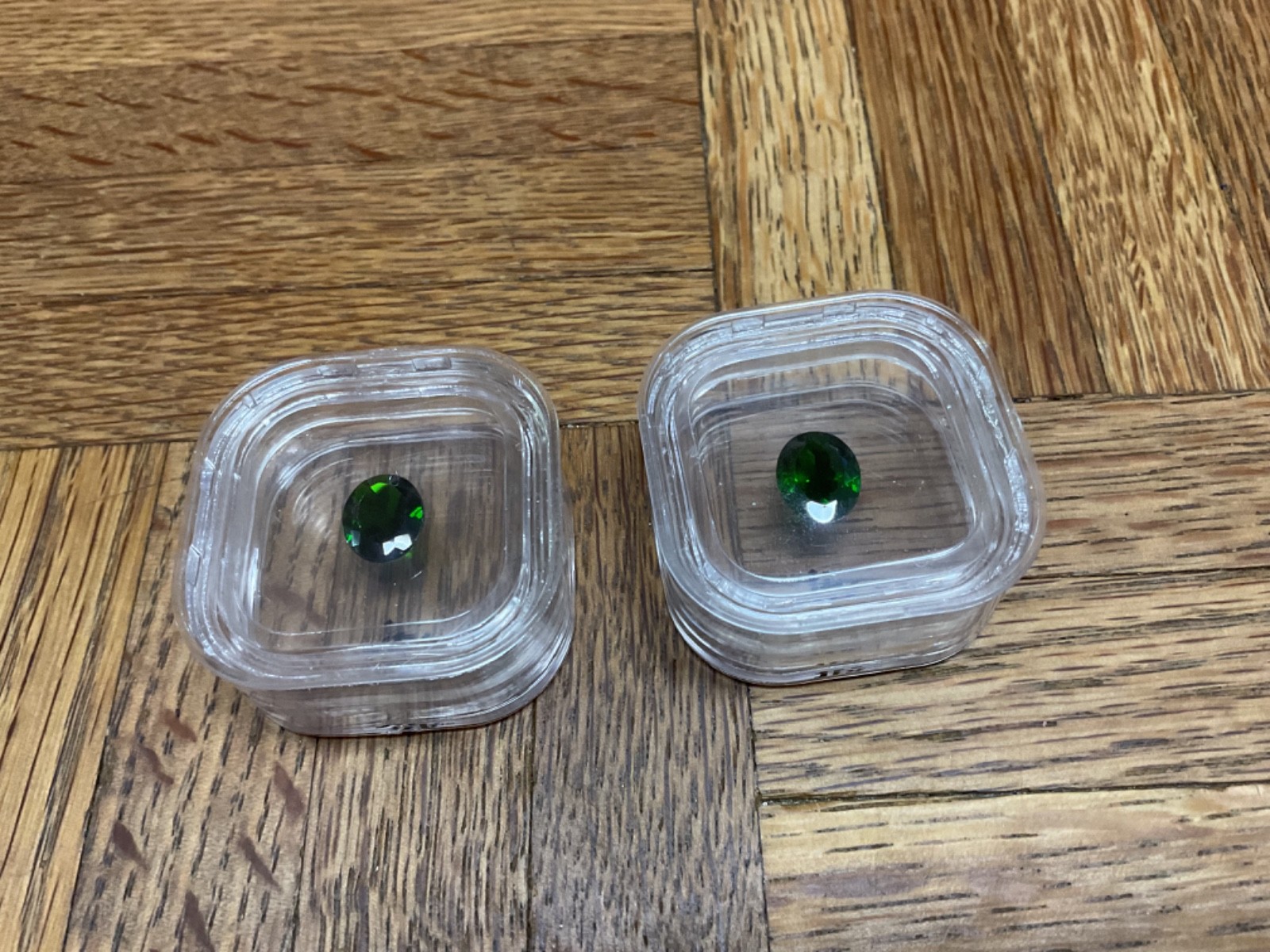 Russian Chrome Diopside Pair – 3.25ct Each (6.5ctw) 11×9mm Oval Loose Gems