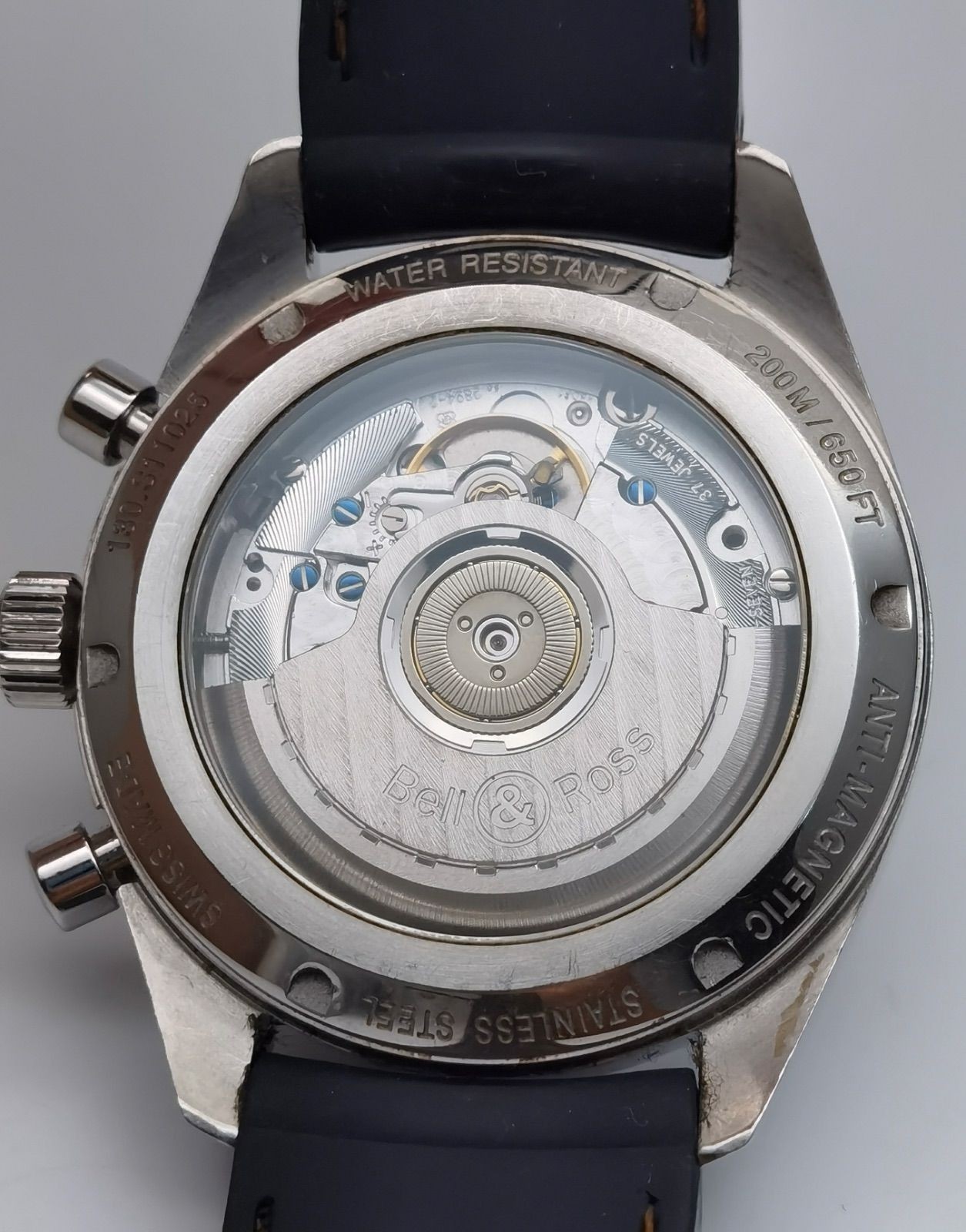 Bell & Ross 130.S Automatic Chronograph Date Silver Dial 39mm Men’s watch