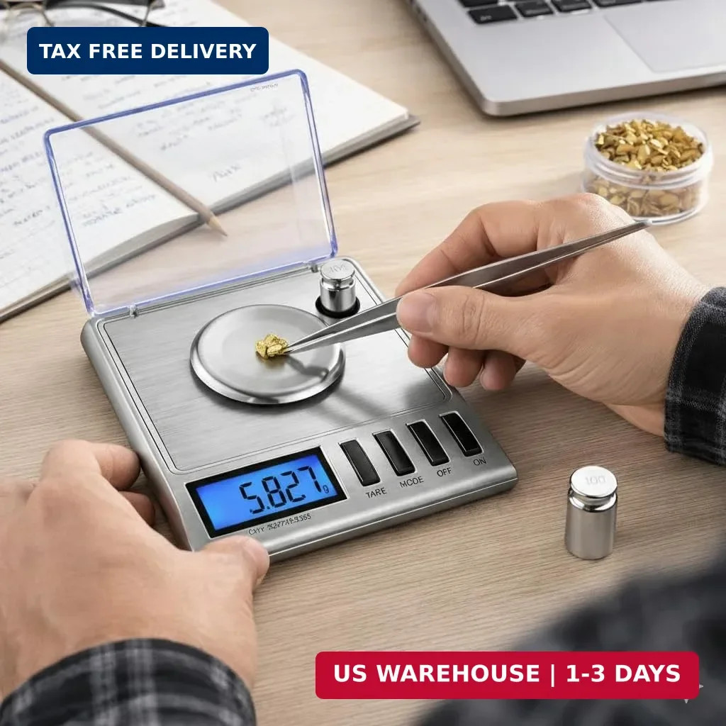 Smart Weigh GEM20-20g x 0.001 Grams, High Precision Digital Milligram Jewelry Sc