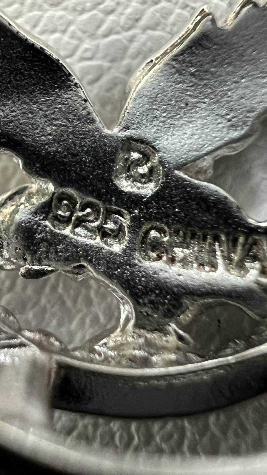 Retired 925 Sterling Silver Ross Simons Eagle Pendant