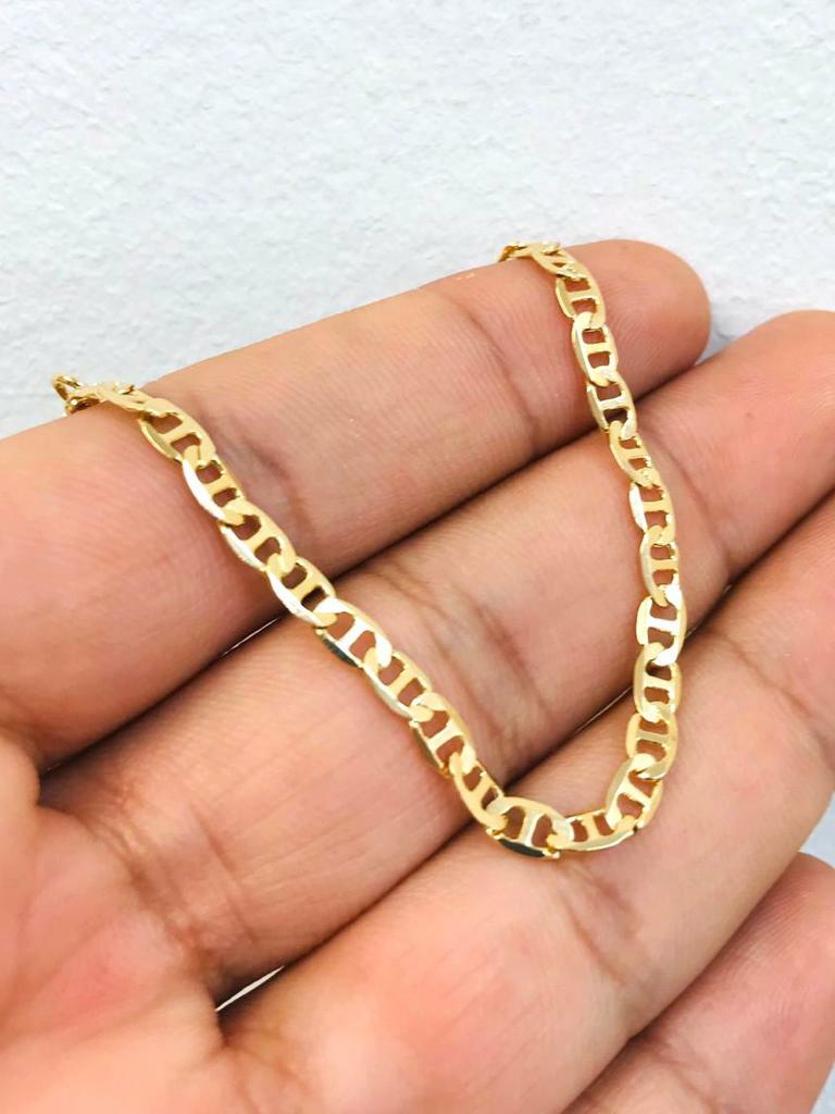 Pulsera Para Niños/Papa/Mama en Oro Laminado 14K Mariner Link,Families Bracelet