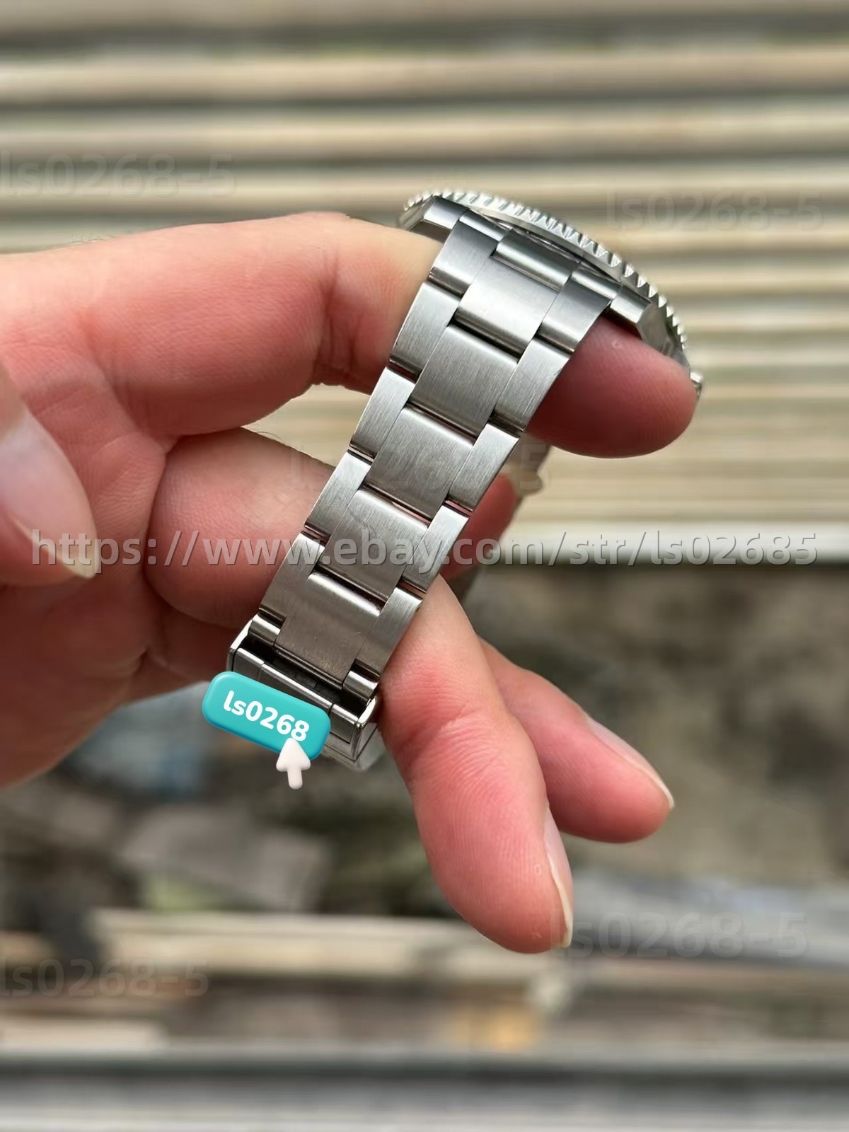 DIY SET for 3130 40MM Watch case + dial + hands + Strap sapphire