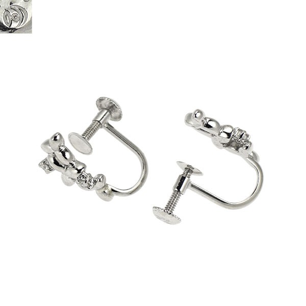 Tasaki Pearl Pt900 Diamond Earrings 0.04ct – Auth free shipping from Japan- Auth