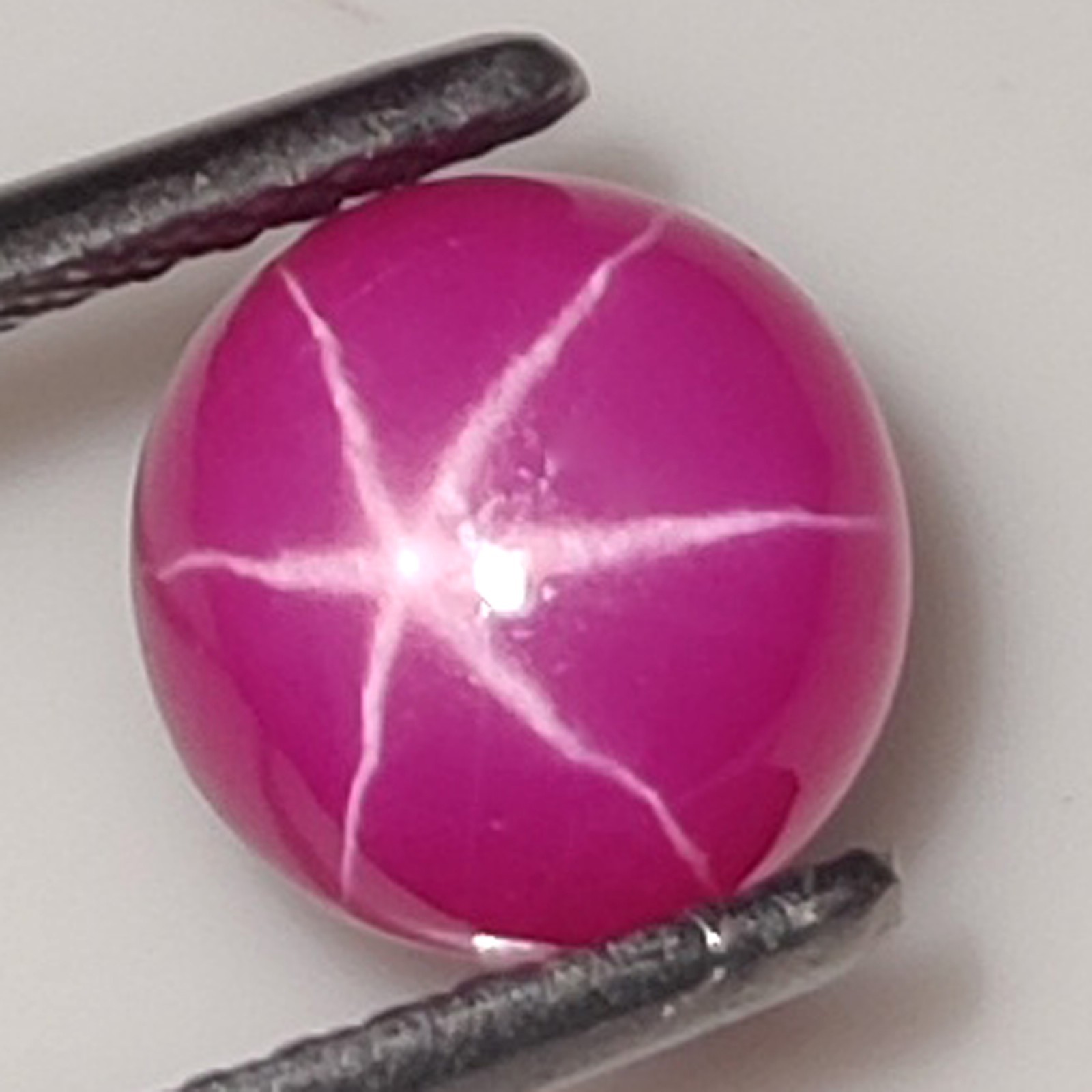 Natural Certified Mogok 6 Rays STAR Pink Ruby 9.00 MM Round Stunning Gemstones