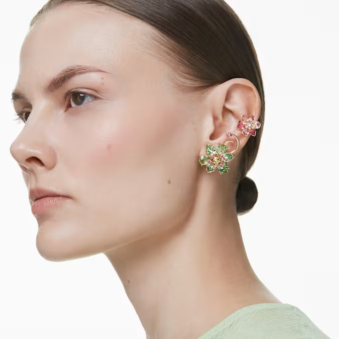 Swarovski Idyllia Ear Hook Set 3 Asymmetric Design Mixed Cut