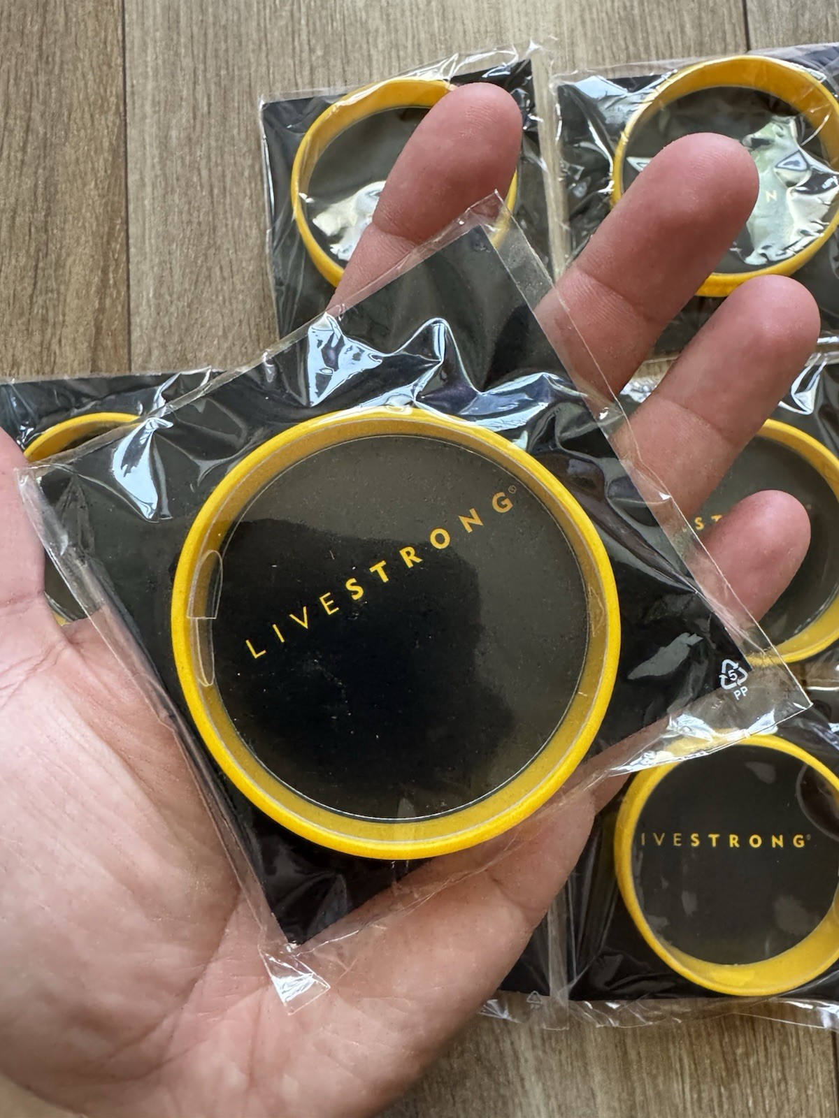 Lot of 9 – Nike Livestrong Authentic Bracelet NEW (Size L/G-XL) 8″/202 mm L – XL