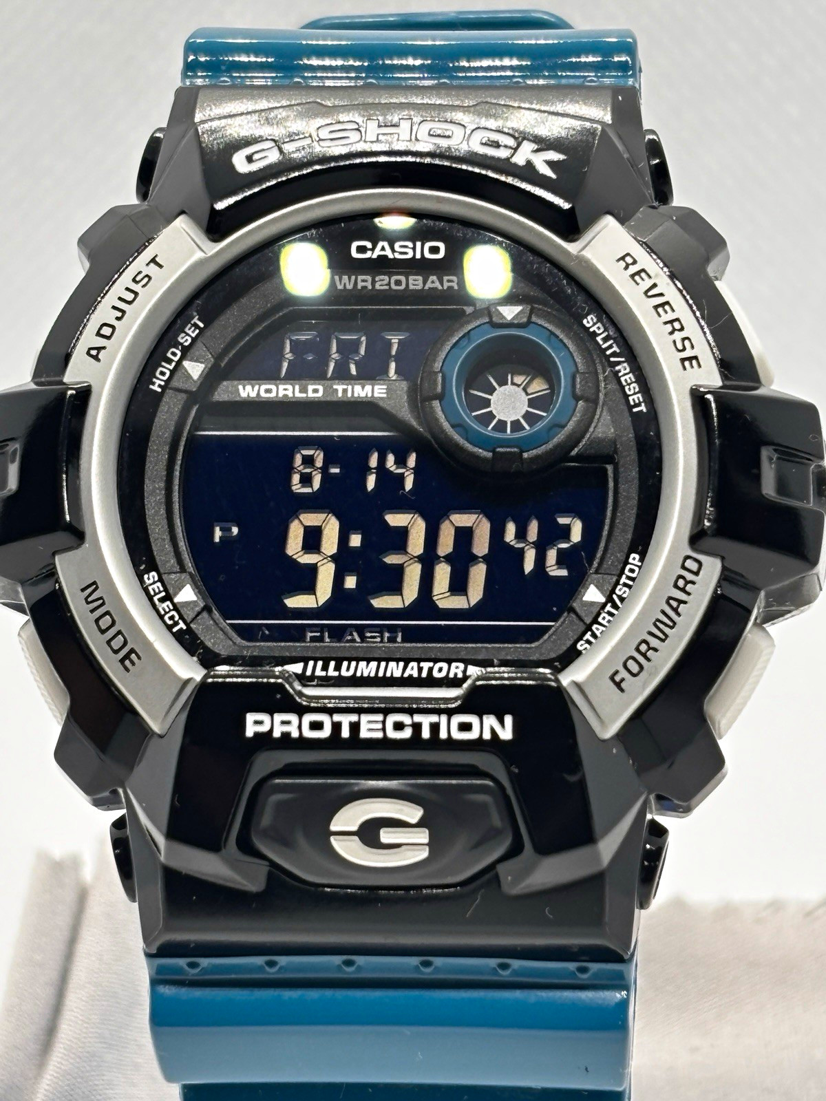 Casio G-Shock G-8900SC “Crazy Colors” Digital Watch Black & Teal Blue (3285)