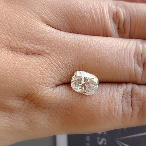 Loose CVD Lab Grown Diamond 6.50 mm Cushion D Color IF CLARITY Certified Diamond