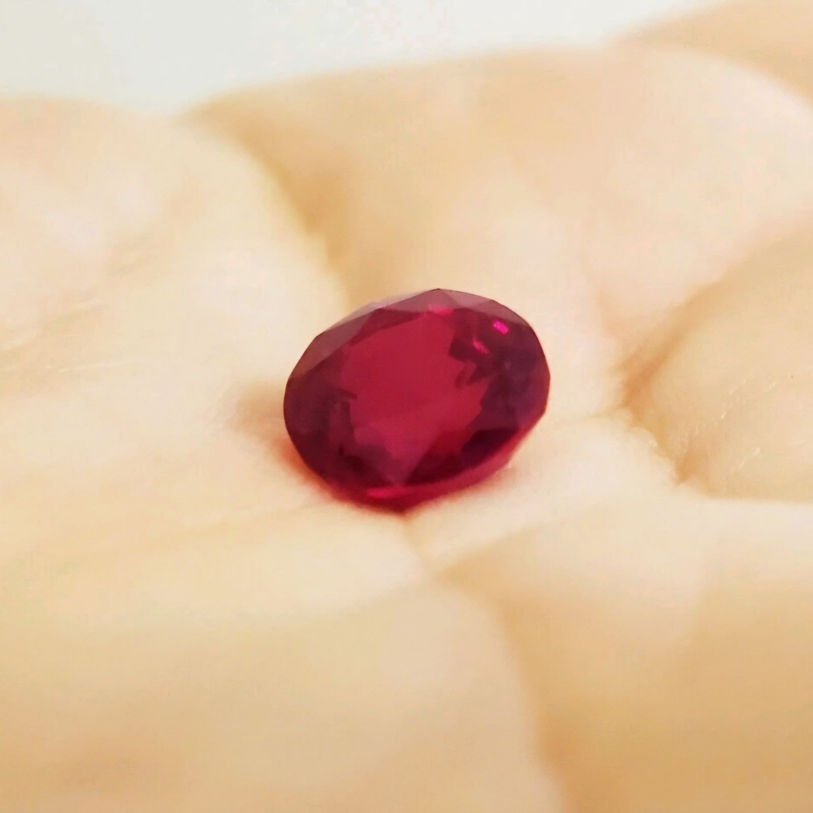 2.70 Ct VVS1 w GTL Certificate Natural Mozambique Red Ruby Round