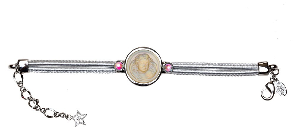 KIRKS FOLLY METALLICA DREAM ANGEL BRACELET lt jonquil / silvertone