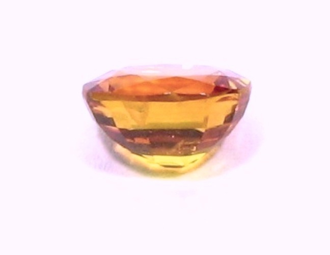 Natural Loose Gemstone Oval Honey Yellow Sapphire 8×6.4×4.7 mm 2.24 Carats