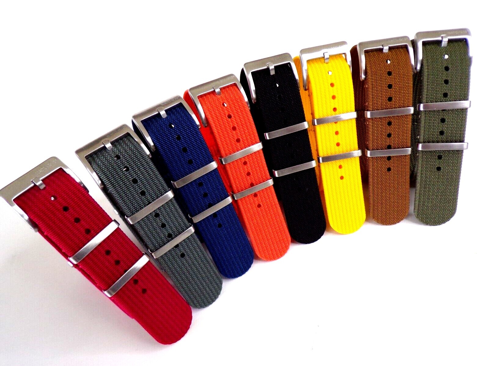 NATO G10 ® NEW RIBBED WR Nylon military RAF watch band Pilot strap IW SUISSE usa