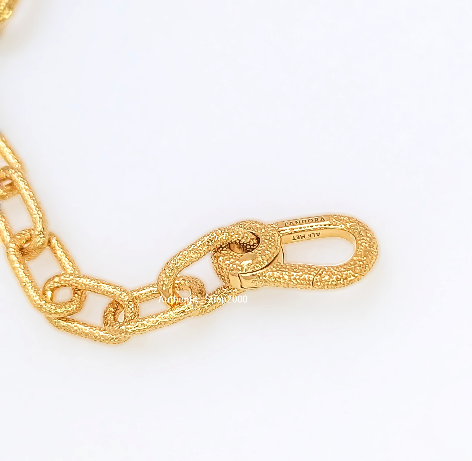 NEW 100% Authentic PANDORA ME 14k Gold Shine S Link Chain Bracelet 563829C00