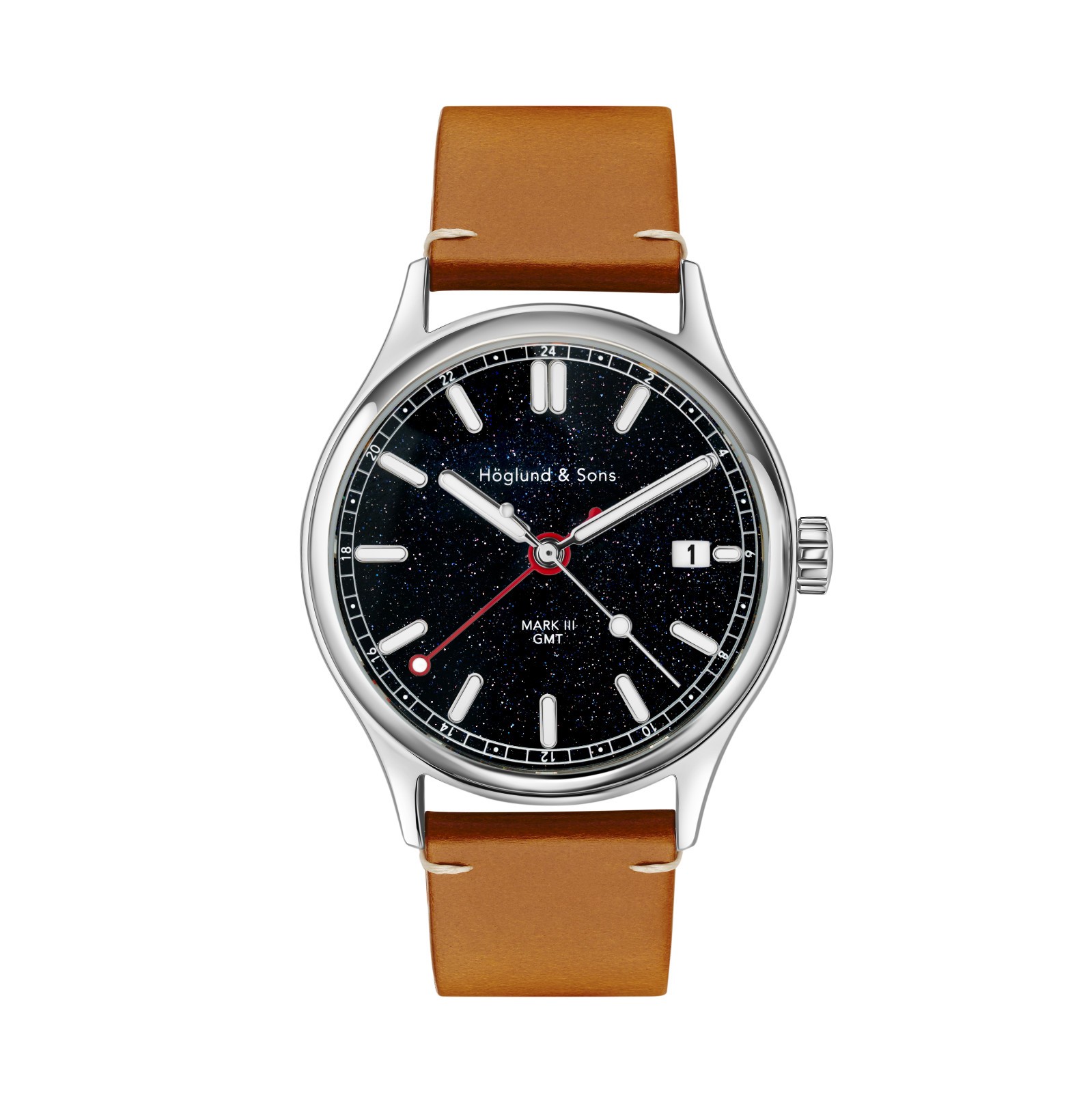 Höglund & Sons Mark III GMT Aventurine Automatic Seiko 5 NH34 Movement